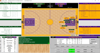 Action! PC Basketball Game Screen
